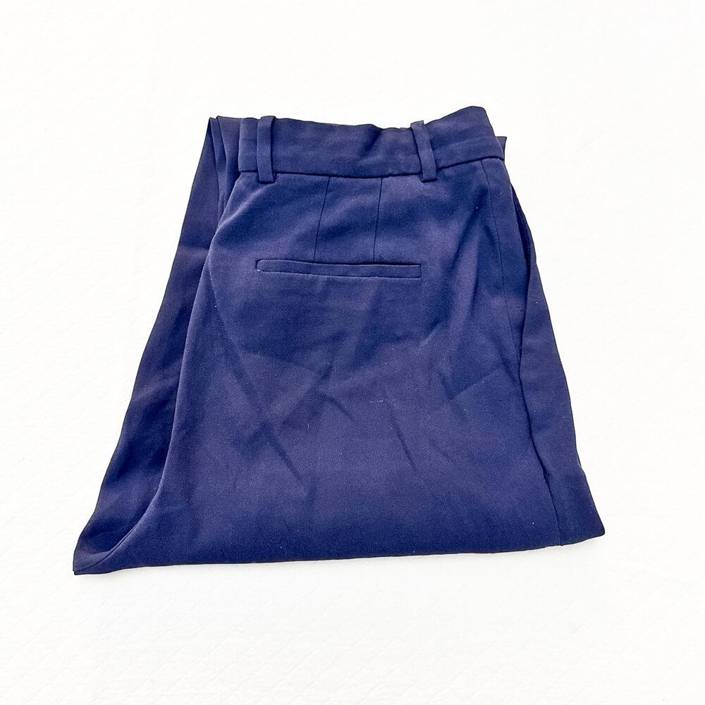 Babaton Navy Blue Slack Pleat Front Dress Pants Size 8